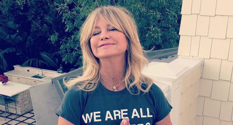 Η Goldie Hawn δείχνει υπέροχη στο γυμναστήριο του σπιτιού της