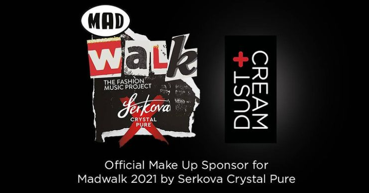 DUST+CREAM make up: Χορηγός στο φετινό Madwalk by Serkova Crystal Pure – The Fashion Music Project