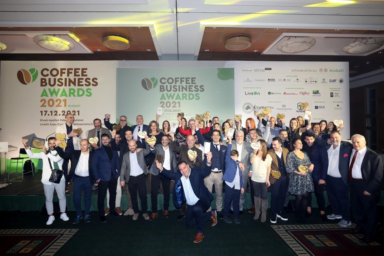 Coffee Business Awards 2021: Μια λαμπρή γιορτή για τους επαγγελματίες του καφέ