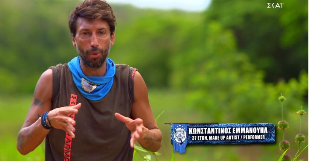 Survivor: Έξαλλος ο Κωνσταντίνος Εμμανουήλ με τη Σοφιάνα