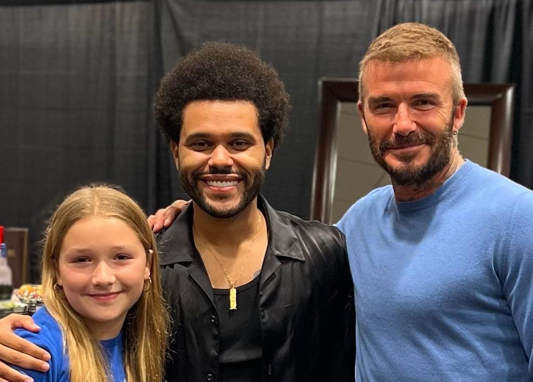 David Beckham: Με την κόρη του Harper σε συναυλία του The Weeknd και η κίνησή του που της προκαλεί ντροπή