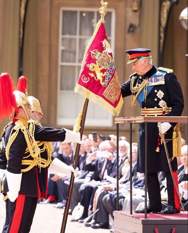 trooping the colour
