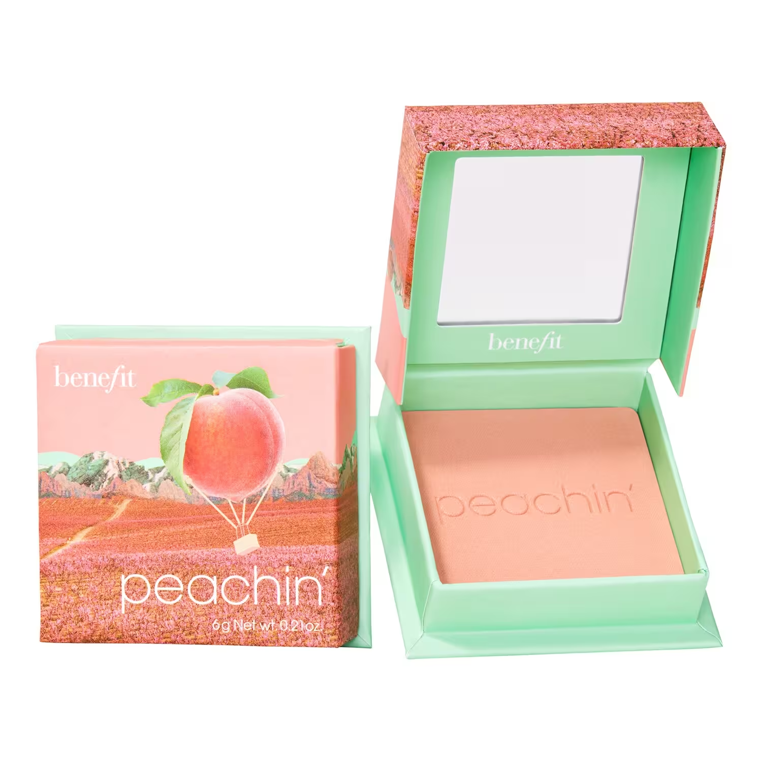 peach makeup