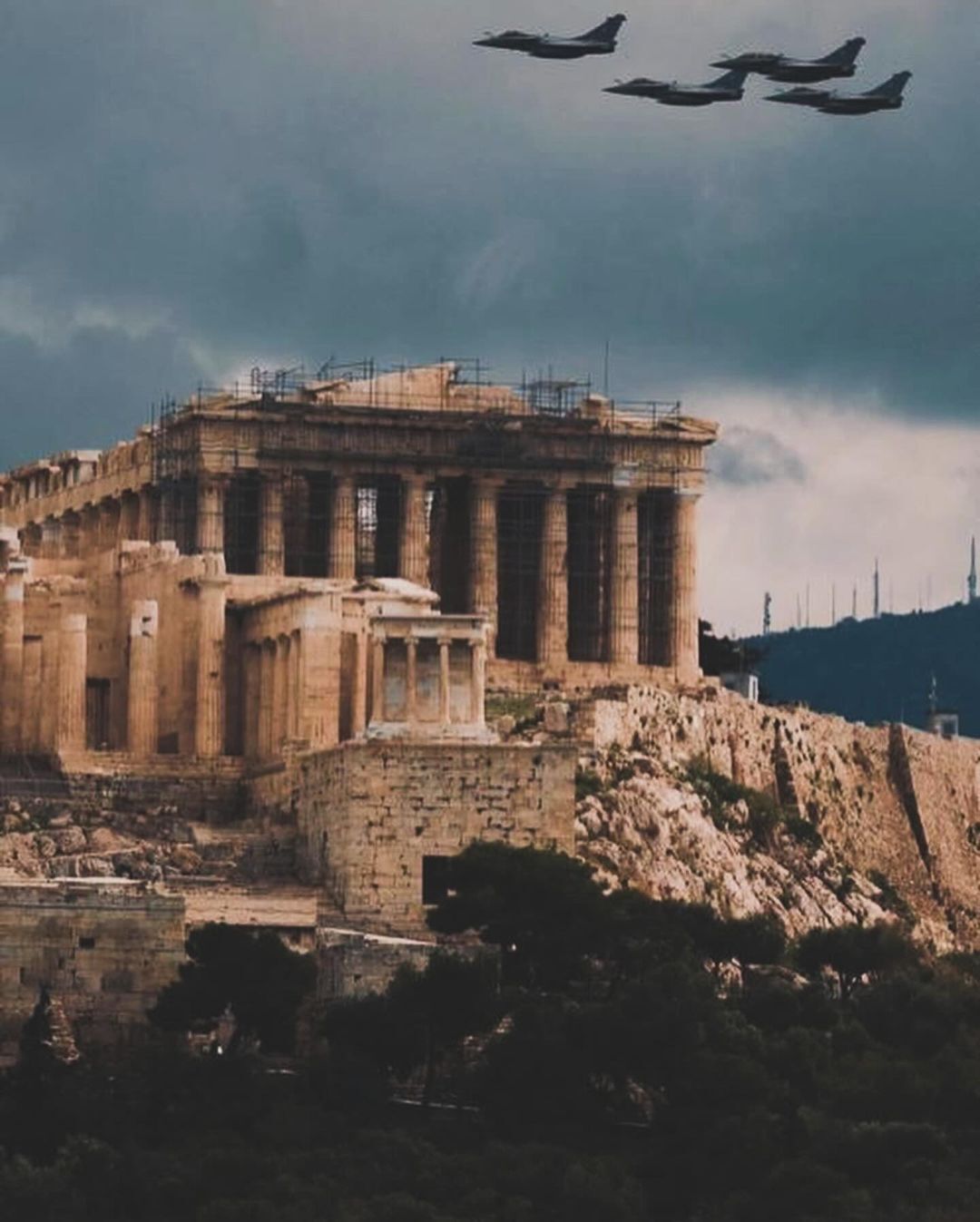 Ο πρίγκιπας Αριστείδης δημοσίευσε μια φωτογραφία του Παρθενώνα