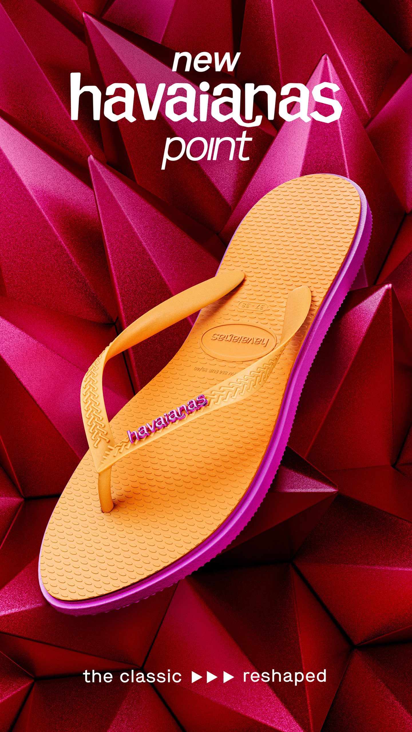 THE HAVAIANAS POINT: THE CLASSIC RESHAPED