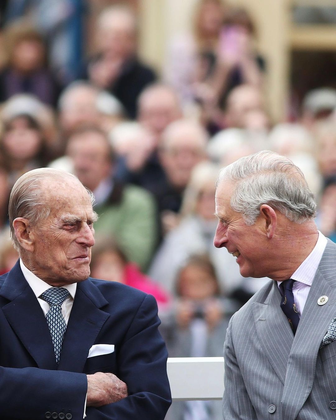 Πρίγκιπας Φίλιππος- Βασιλιάς Κάρολος. Photo: Instagram/ theroyalfamily