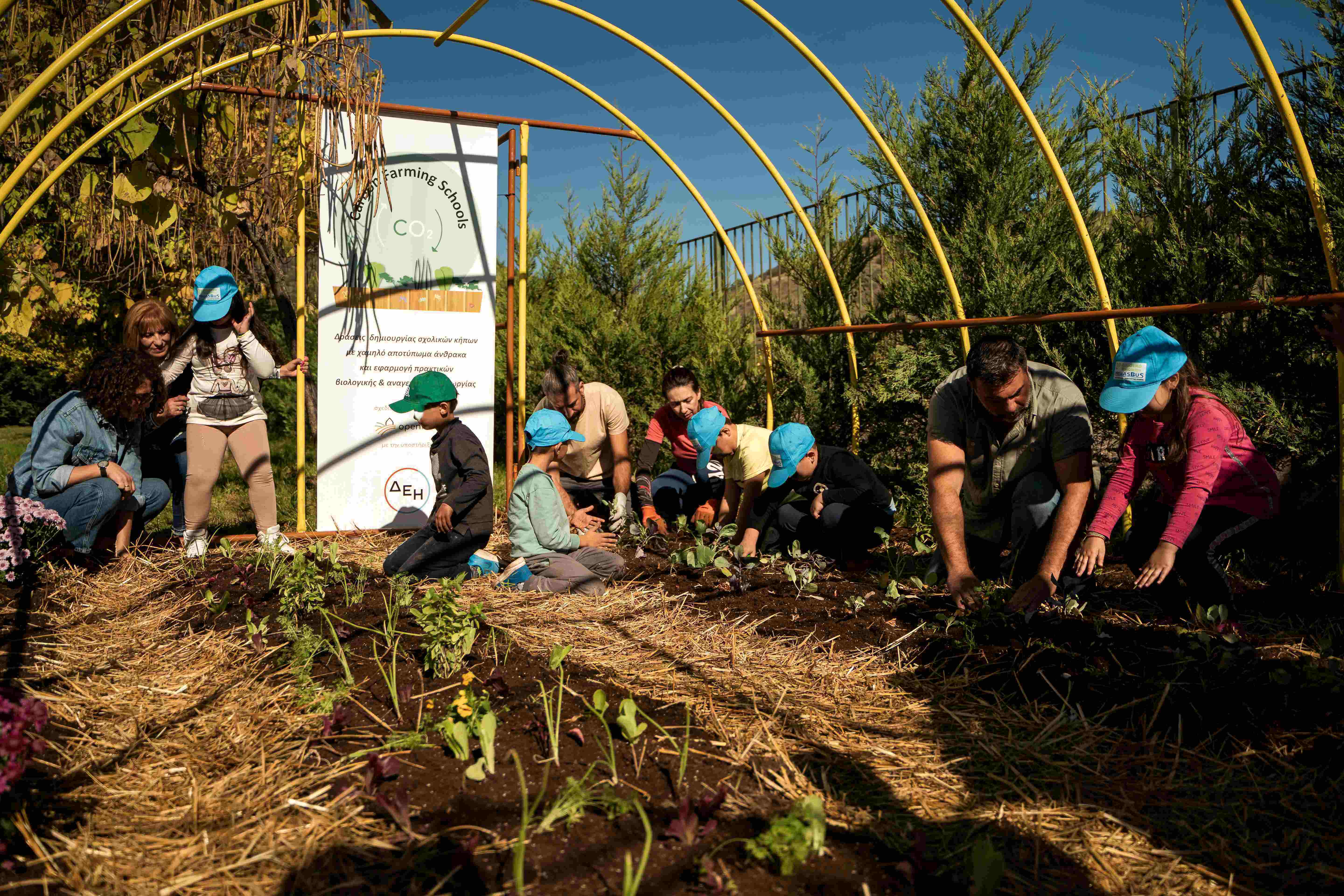 ΔΕΗ και OpenFarm προωθούν τη βιώσιμη γεωργία στους μαθητές μέσω του “CarbonFarmingSchools”